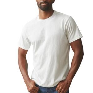 NWOT American Giant Men’s Premium Slub Crew Tee Short Sleeve White Size Small